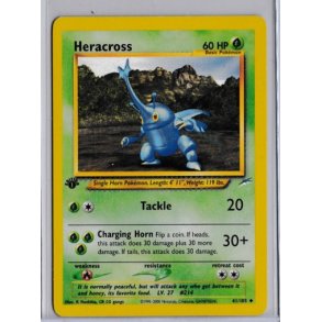 Heracross 1st Edition (brugt)