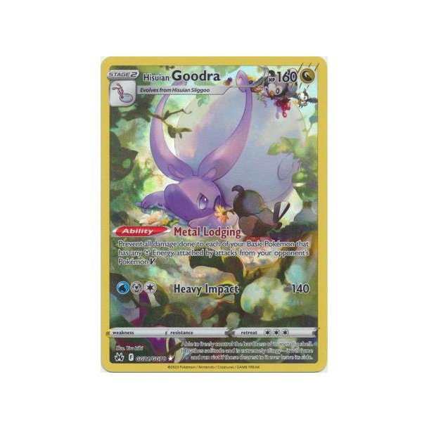 Hisuian Goodra Art Rare
