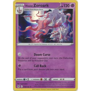 Hisuian Zoroark Holo Rare