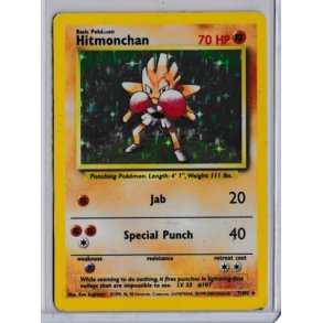 Hitmonchan Holo Rare (brugt)