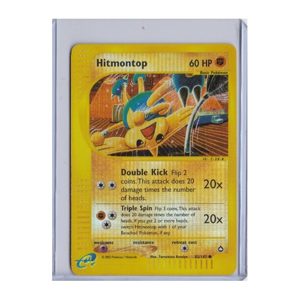 Hitmontop Reverse Holo (brugt)