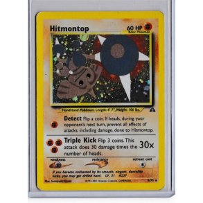 Hitmontop Holo Rare (brugt)