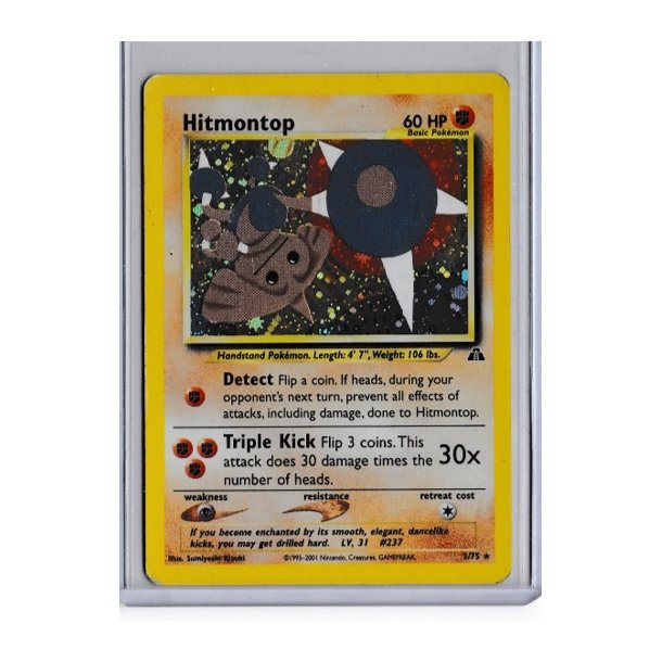 Hitmontop Holo Rare (brugt)