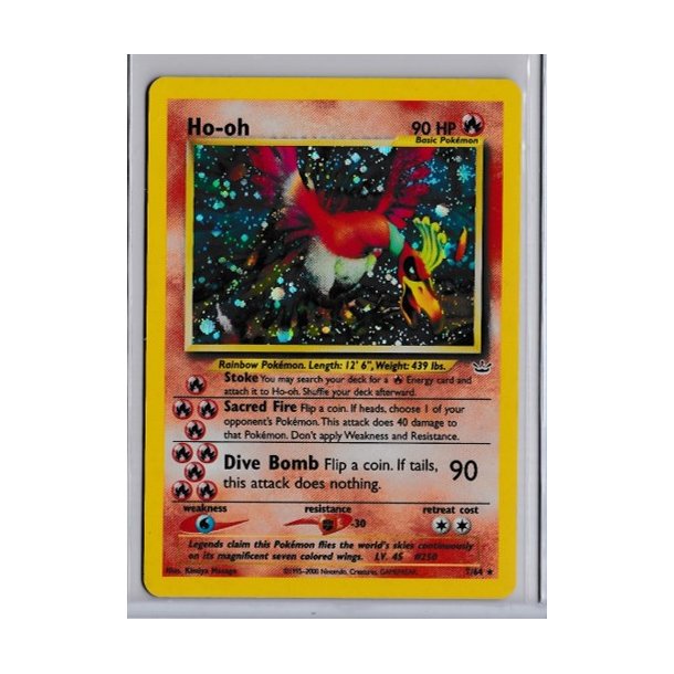 Ho-oh Holo Rare (brugt)