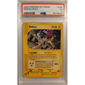 Raikou Holo Rare - PSA 3