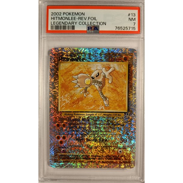 Hitmonlee Reverse Foil - PSA 7