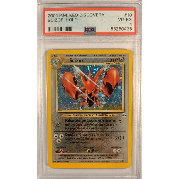 Scizor Holo Rare - PSA 4
