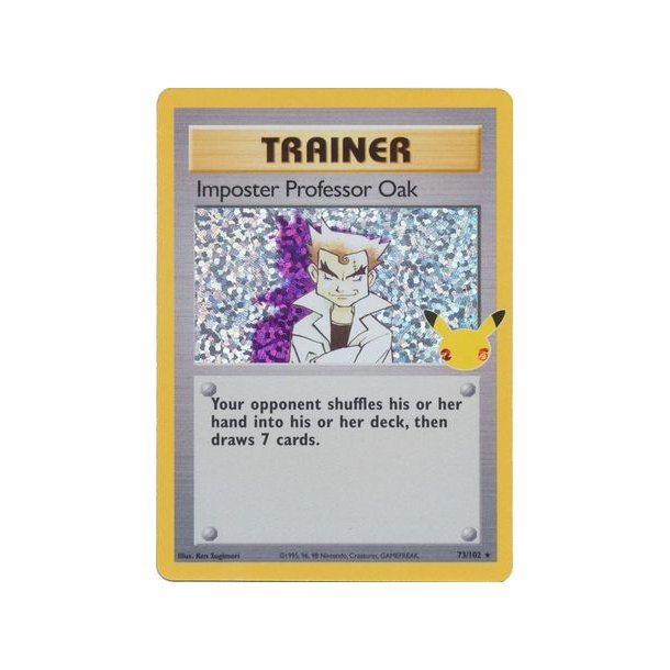 Imposter Professor Oak Holo Rare