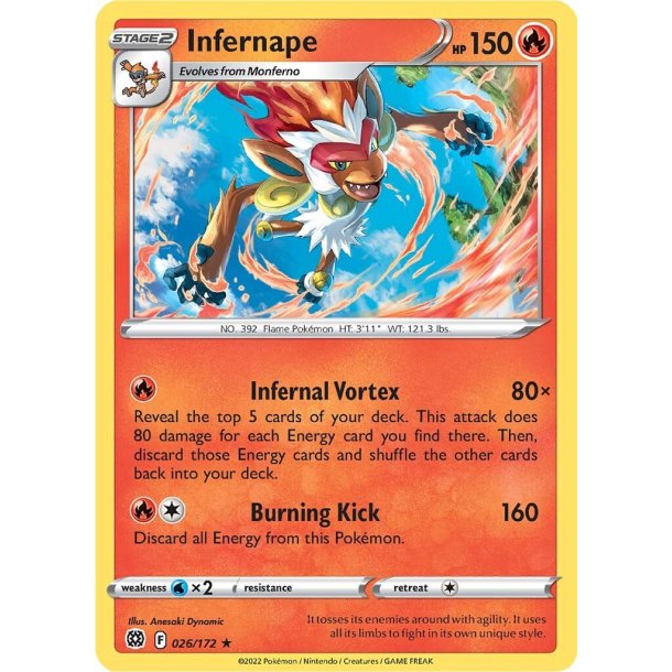 Infernape Rare