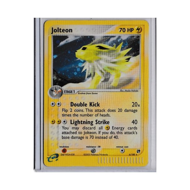 Jolteon Reverse Holo Rare (brugt)