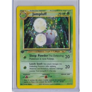 Jumpluff Holo Rare 1st Edition (brugt)