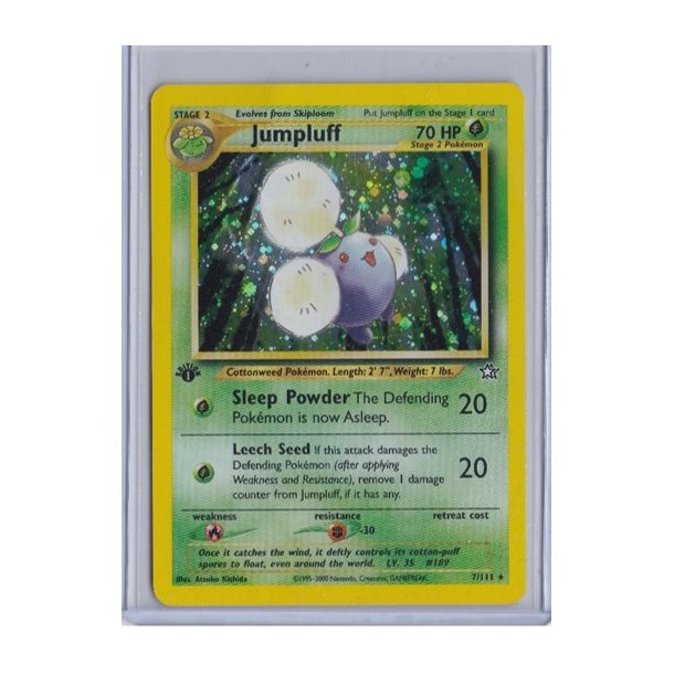 Jumpluff Holo Rare 1st Edition (brugt)