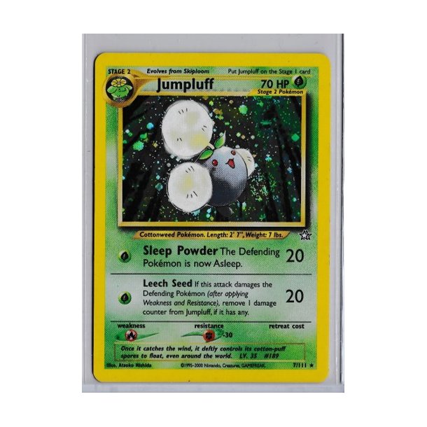 Jumpluff Holo Rare (brugt)