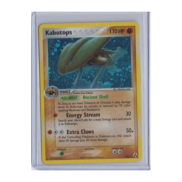 Kabutops Holo Rare (brugt)