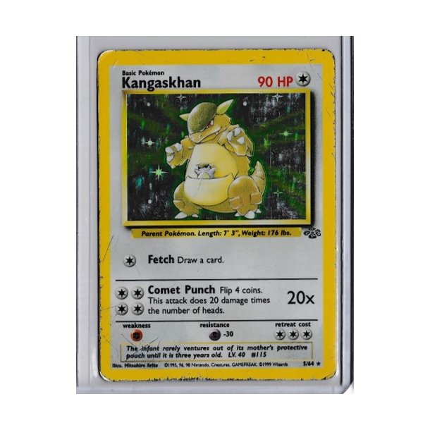 Kangaskhan Holo Rare (brugt)