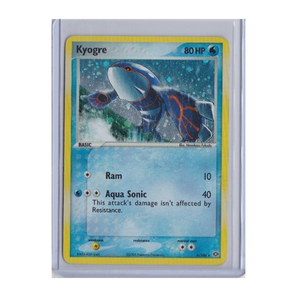 Kyogre Holo Rare (brugt)
