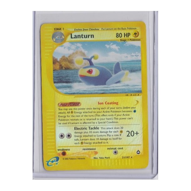 Lanturn Reverse Holo Rare (brugt)
