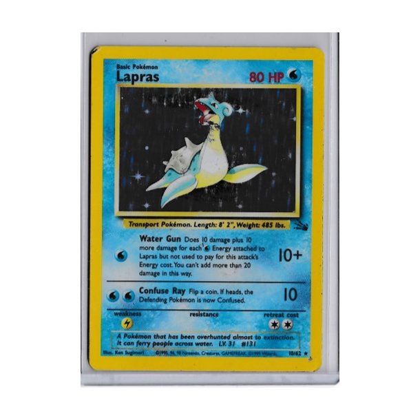 Lapras Holo Rare (brugt)
