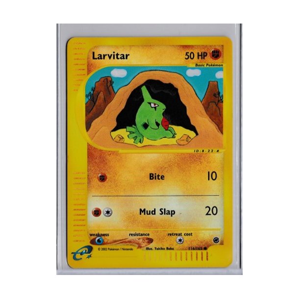 Larvitar Reverse Holo (brugt)
