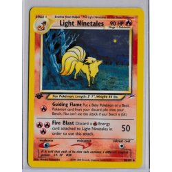 Light Ninetales 1st Edition (brugt)