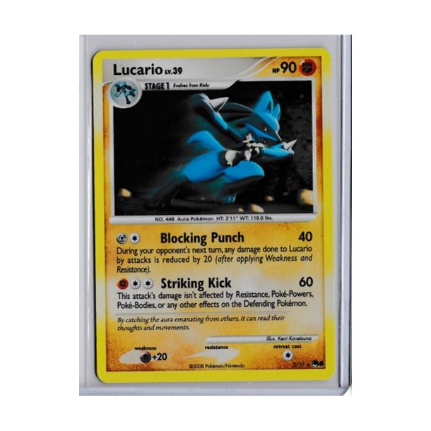 Lucario Holo Rare (brugt)
