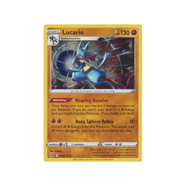 Lucario Holo Rare
