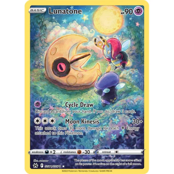 Lunatone Art Rare