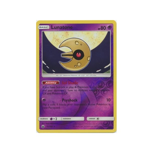 Lunatone Holo Rare