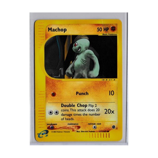 Machop Reverse Holo (brugt)