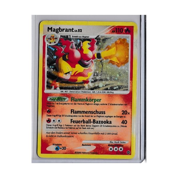 Magbrant Holo Rare (brugt)
