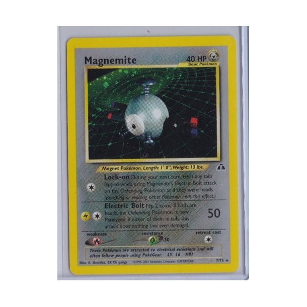Magnemite Holo Rare (brugt)