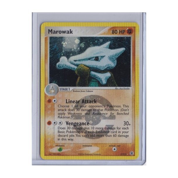 Marowak Holo Rare (brugt)
