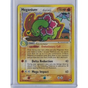 Meganium Holo Rare (brugt)