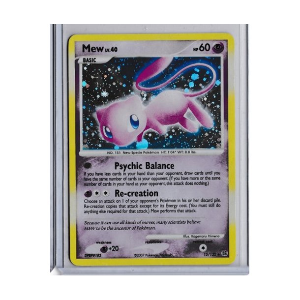 Mew Holo Rare (brugt)