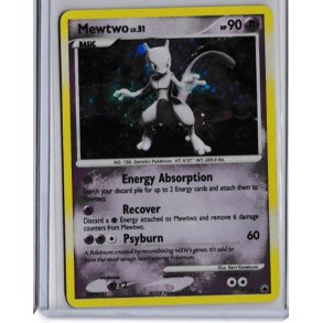 Mewtwo Holo Rare (brugt)