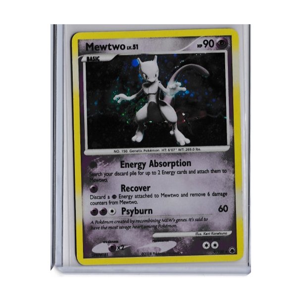 Mewtwo Holo Rare (brugt)