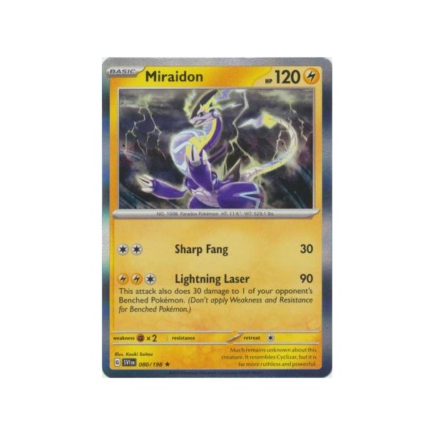 Miraidon Holo Rare