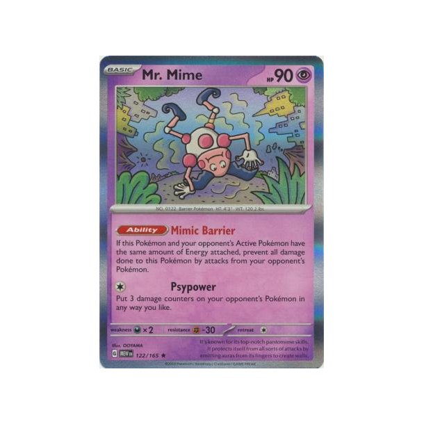 Mr. Mime Holo Rare