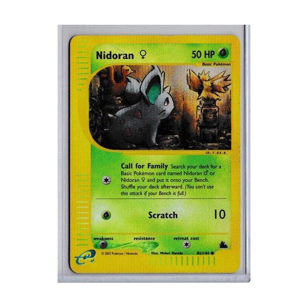 Nidoran Reverse Holo (brugt)