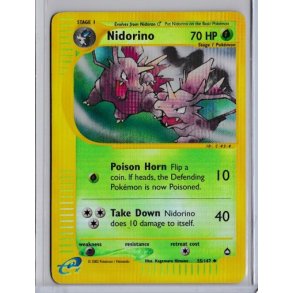 Nidorino Reverse Holo (brugt)