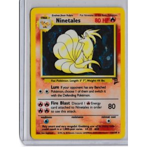 Ninetales Holo Rare (brugt)