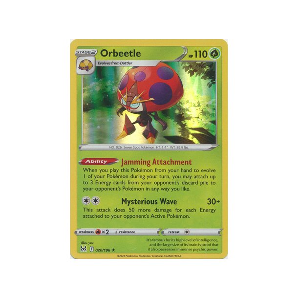 Orbeetle Holo Rare