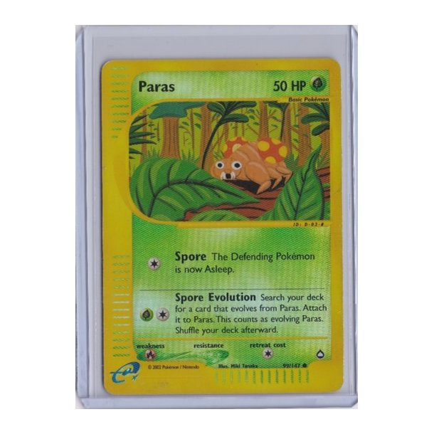 Paras Reverse Holo (brugt)