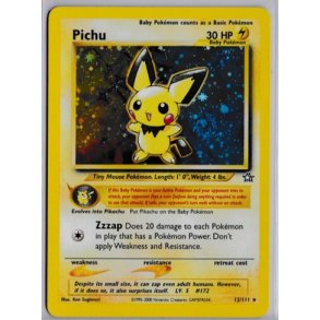 Pichu Holo Rare (brugt)