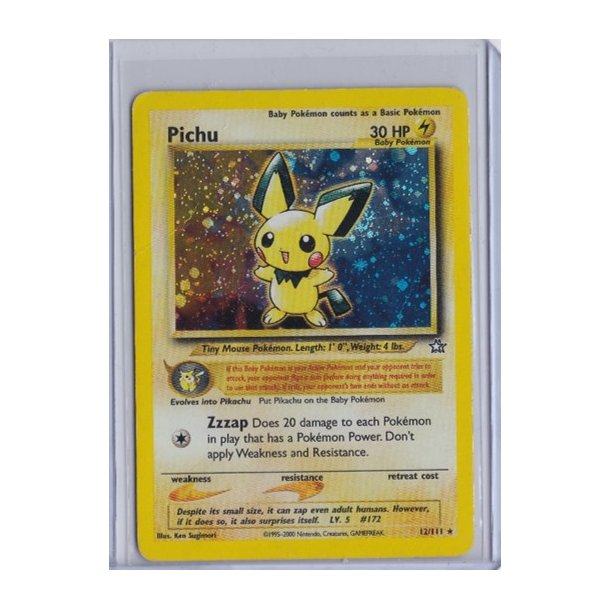 Pichu Holo Rare (brugt)