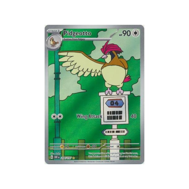 Pidgeotto Art Rare