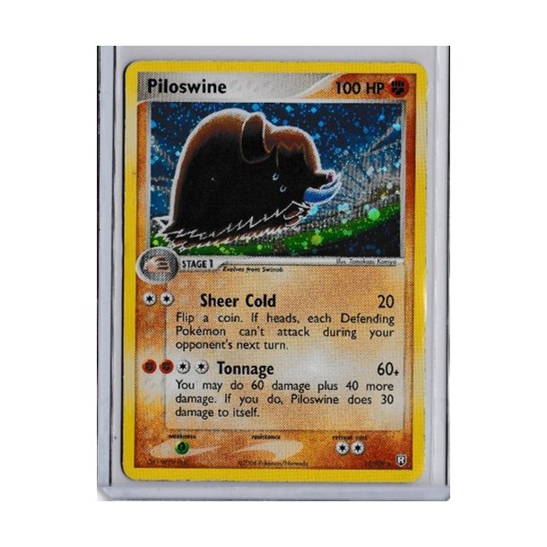 Piloswine Holo Rare (brugt)