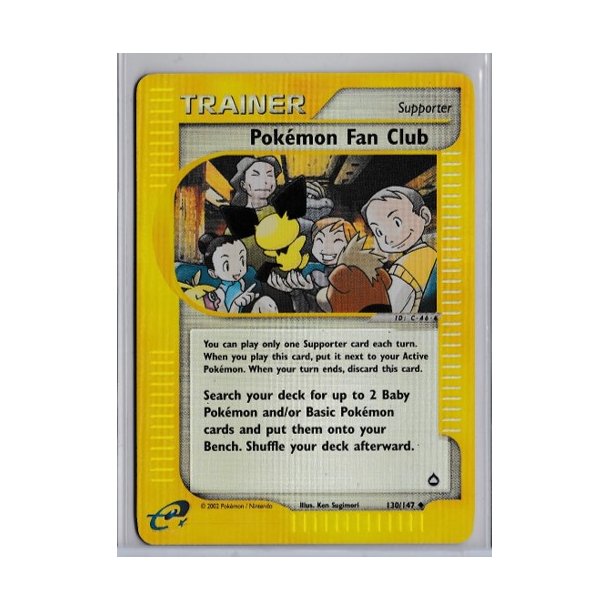 Pokemon Fan Club Reverse Holo (brugt)