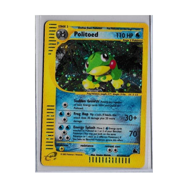 Politoed Holo Rare (brugt)