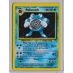 Poliwrath Holo Rare (brugt)